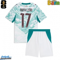 Portugal Rafael Leao #17 Bortedraktsett Barn VM 2026 Kortermet (+ Korte bukser)